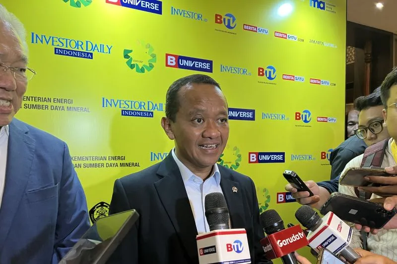 Menteri Energi dan Sumber Daya Mineral (ESDM) Bahlil Lahadalia 