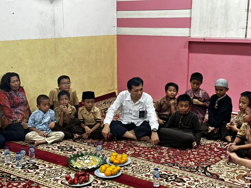 Kementerian HAM dalam agenda kunjungan ke panti asuhan di Jakarta 