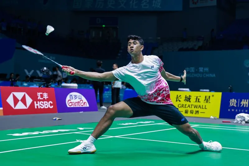 Tunggal putra Indonesia Alwi Farhan 
