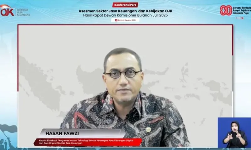 Kepala Eksekutif Pengawas ITSK, Aset Keuangan Digital, dan Aset Kripto OJK Hasan Fawzi