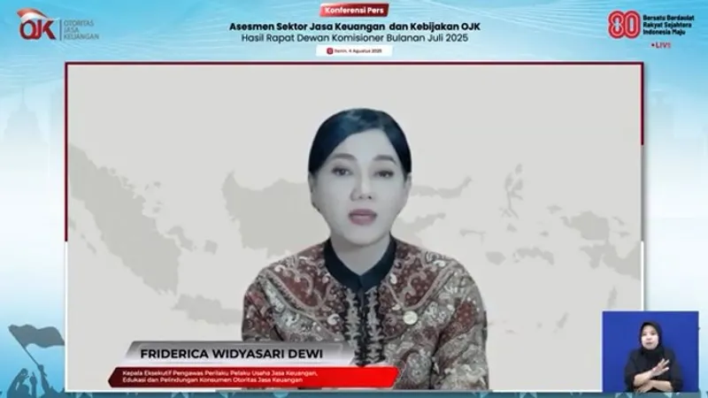 Kepala Eksekutif Pengawas dan Pelindungan Konsumen OJK, Friderica Widyasari Dewi 