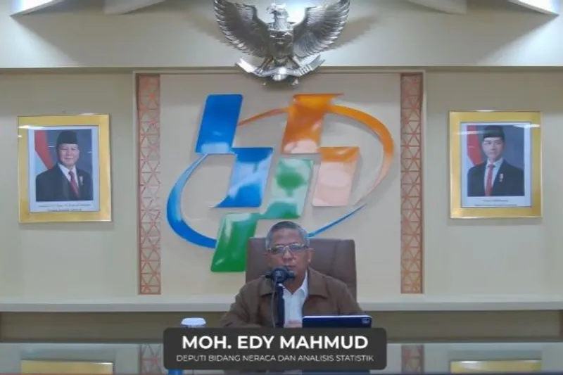 Deputi Bidang Neraca dan Analisis Statistik BPS Moh. Edy Mahmud
