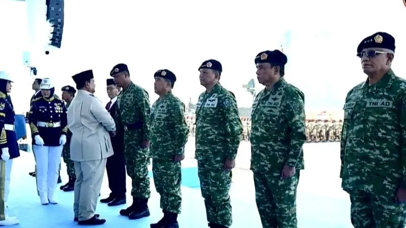 Presiden Prabowo Subianto melantik Jenderal TNI Tandyo Budi Revita sebagai Wakil Panglima TNI 