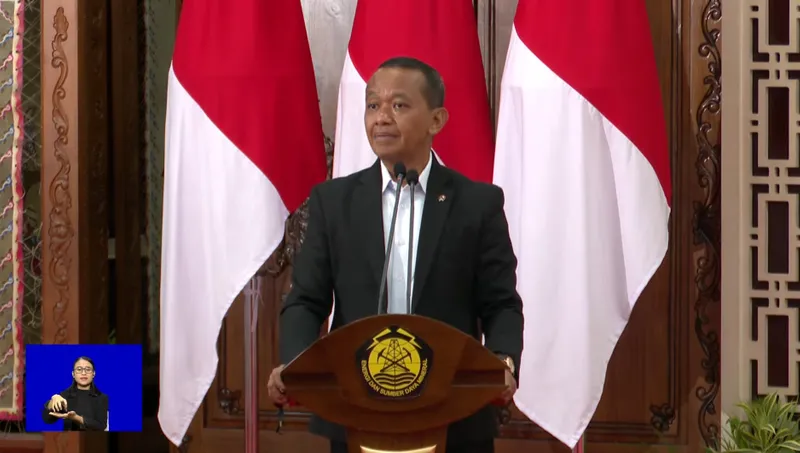 Menteri Energi dan Sumber Daya Mineral (ESDM) Bahlil Lahadalia 