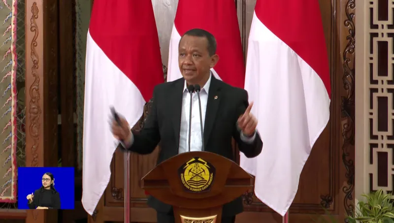 Menteri Energi dan Sumber Daya Mineral (ESDM) Bahlil Lahadalia