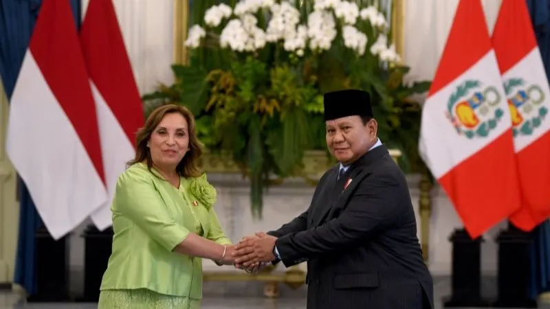 presiden-prabowo-mPresiden Prabowo Subianto dan Presiden Republik Peru Dina Ercilia Boluarte Zegarra