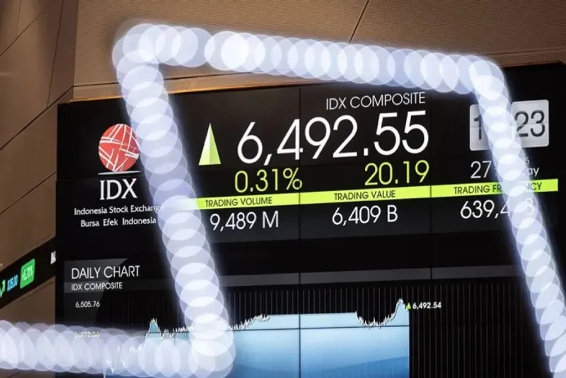 Indeks Harga Saham Gabungan (IHSG) di Bursa Efek Indonesia (BEI), Jakarta