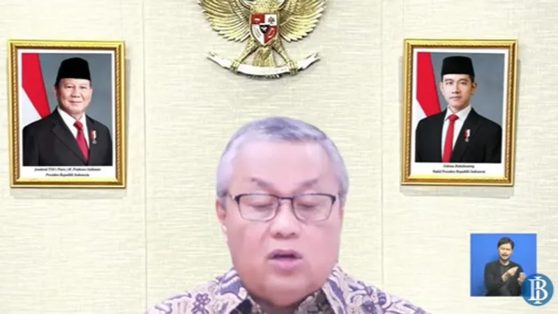 Gubernur Bank Indonesia (BI) Perry Warjiyo