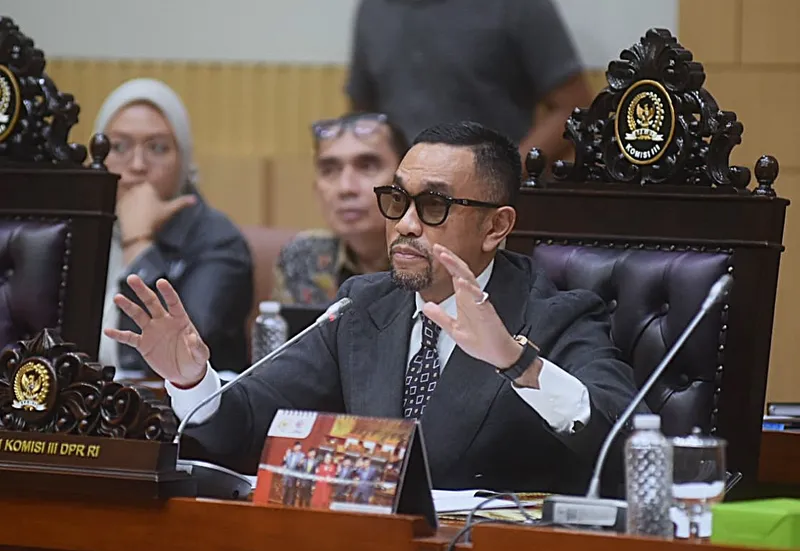 Wakil Ketua Komisi III DPR RI Ahmad Sahroni