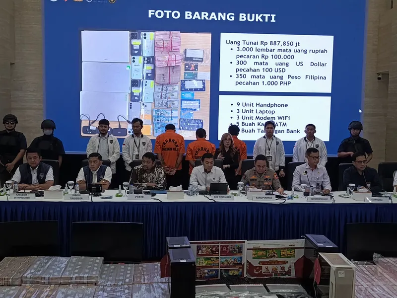 Direktorat Tindak Pidana Siber (Dittipidsiber) Bareskrim Polri kasus judi online