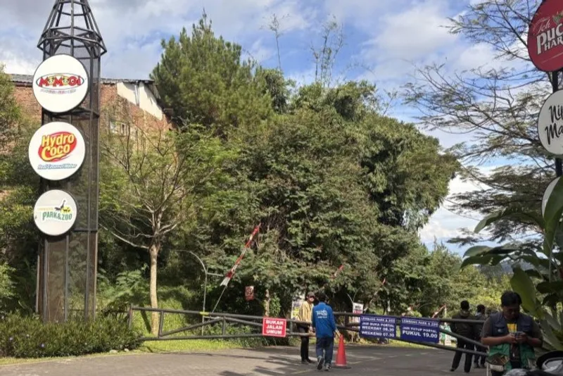 Situasi di kawasan Lembang Park Zoo ditutup sementara 