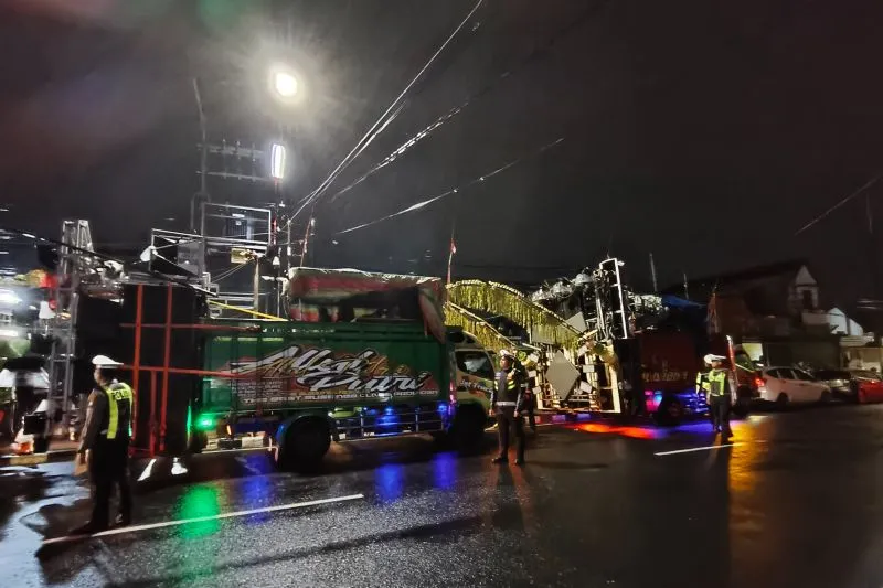 Penertiban truk pengangkut sound horeg 