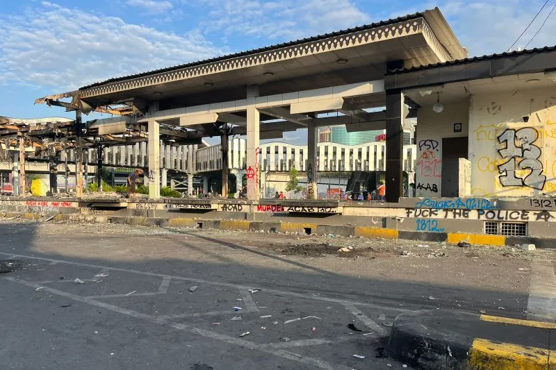 Kondisi Halte Transjakarta Senen Toyota Rangga
