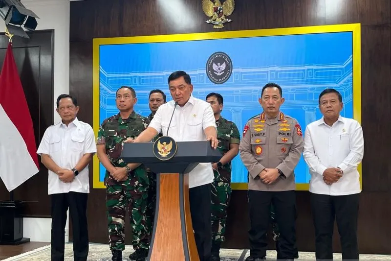 Menteri Pertahanan Sjafrie Sjamsoeddin 