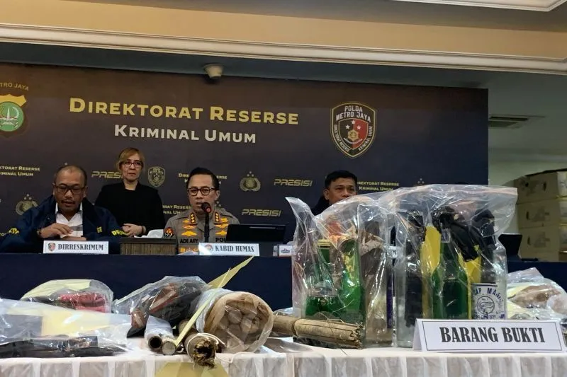 Polda Metro Jaya keterangan pers mengenai perkara penghasutan 