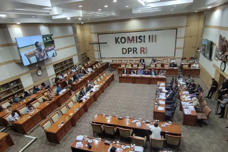 Komisi III DPR menggelar rapat dengan Komisi Yudisial 