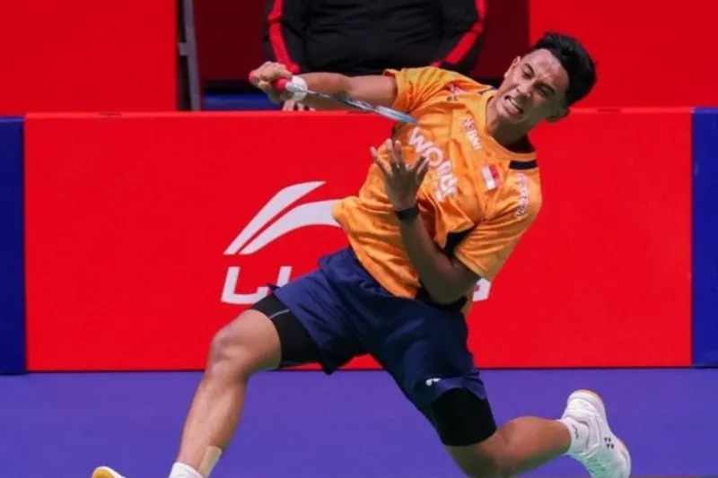 Pebulu tangkis tunggal putra Indonesia Alwi Farhan