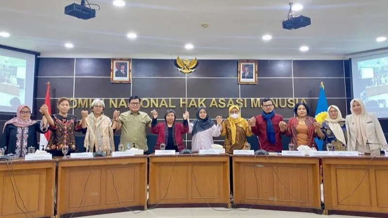 Konferensi pers pembentukan tim independen lembaga nasional hak asasi manusia (ln Ham)
