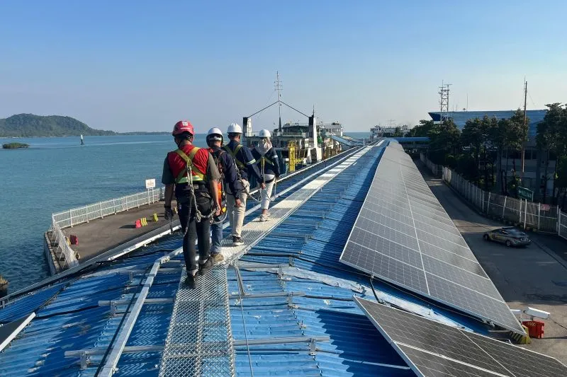 PT ASDP Indonesia Ferry (Persero) membangun "green port" 