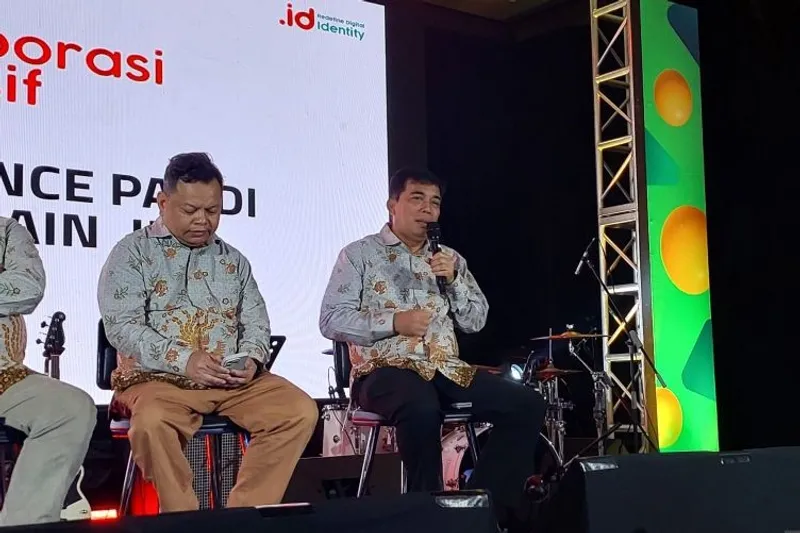Ketua Pengelola Nama Domain Internet Indonesia (PANDI) John Sihar Simanjuntak 