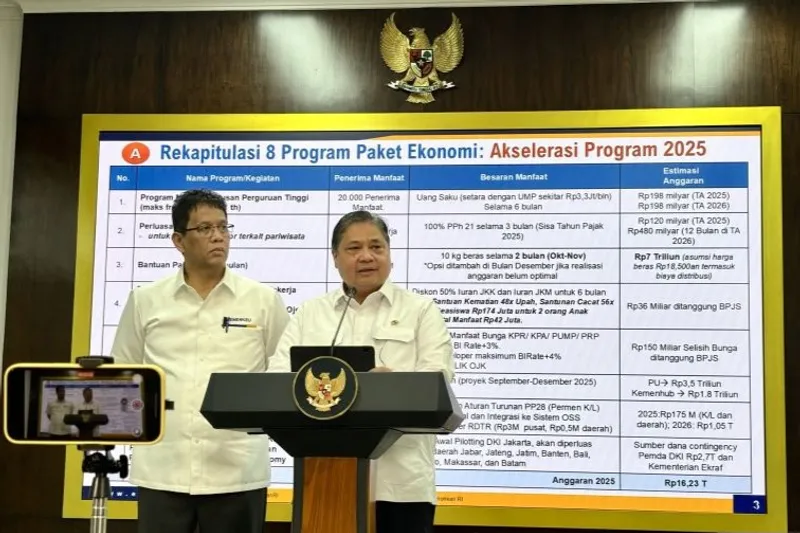 Menteri Koordinator Bidang Perekonomian Airlangga Hartarto 