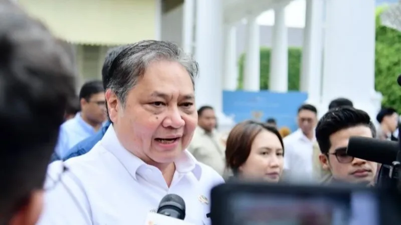 Menko bidang Perekonomian Airlangga Hartarto