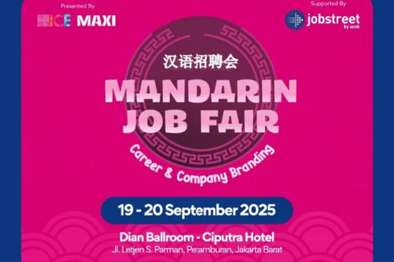 Pamflet Mandarin Job Fair 2025