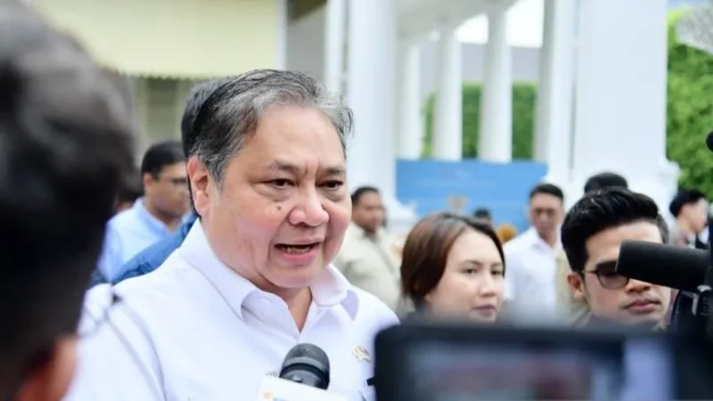 Menko bidang Perekonomian Airlangga Hartarto 