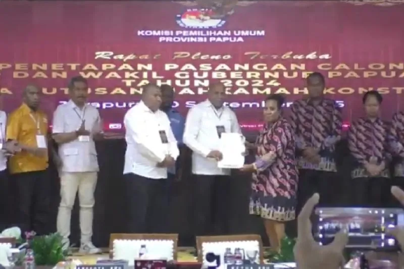 Ketua KPU Papua Diana Simbiak