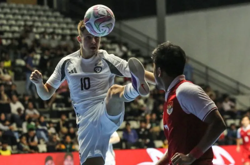 Pemain Timnas futsal Indonesia Syauqi Sa`ud (