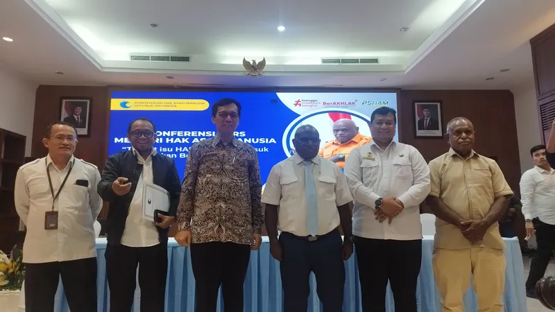 Menteri Hak Asasi Manusia Natalius Pigai 