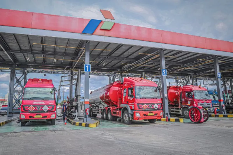 Kesiapan armada truk tangki PT Pertamina Patra Niaga 