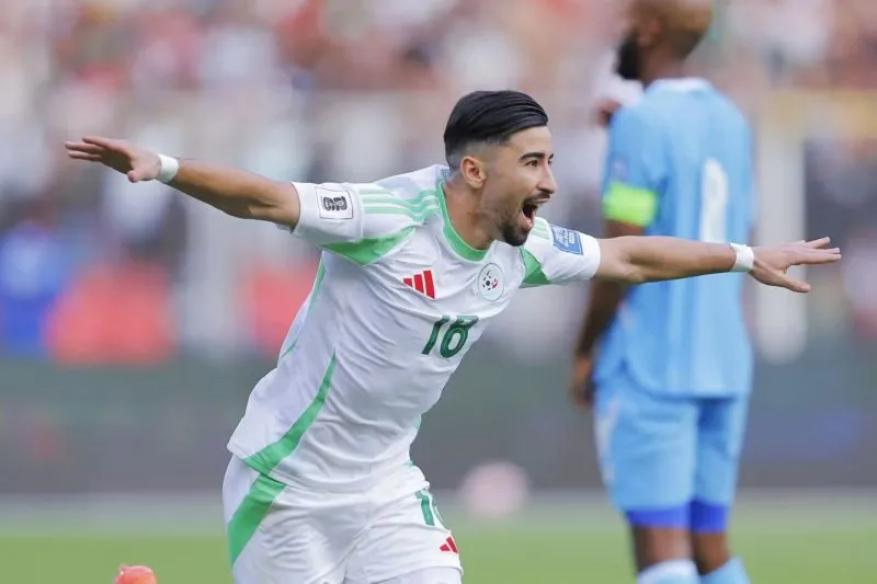 Penyerang sayap Timnas Aljazair Mohamed Amoura 