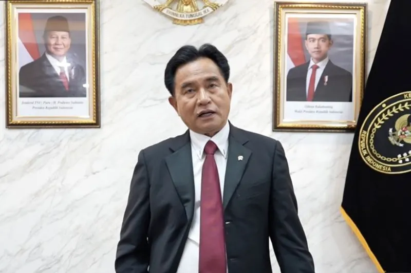 Menteri Koordinator Bidang Hukum, HAM, Imigrasi, dan Pemasyarakatan Yusril Ihza Mahendra