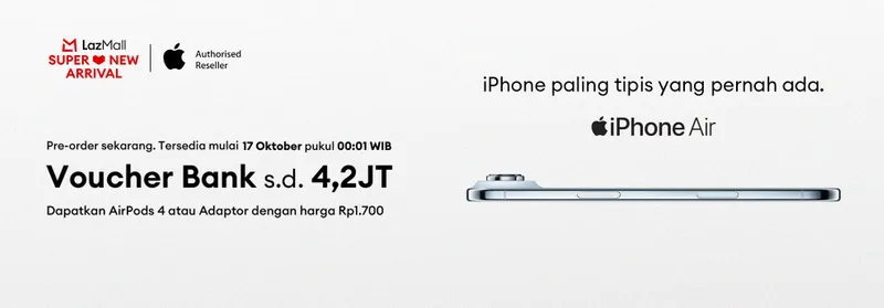 Promo Iphone 17 di Lazada