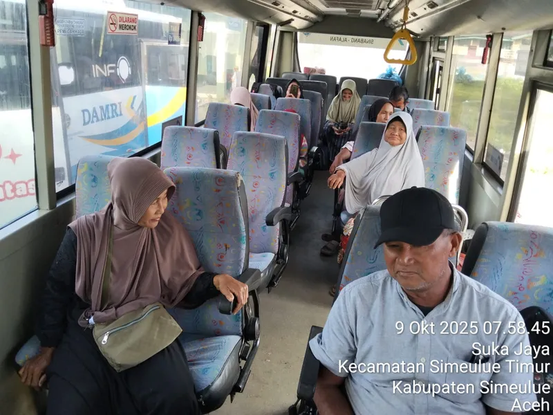 Kondisi Bus Perintis di Aceh