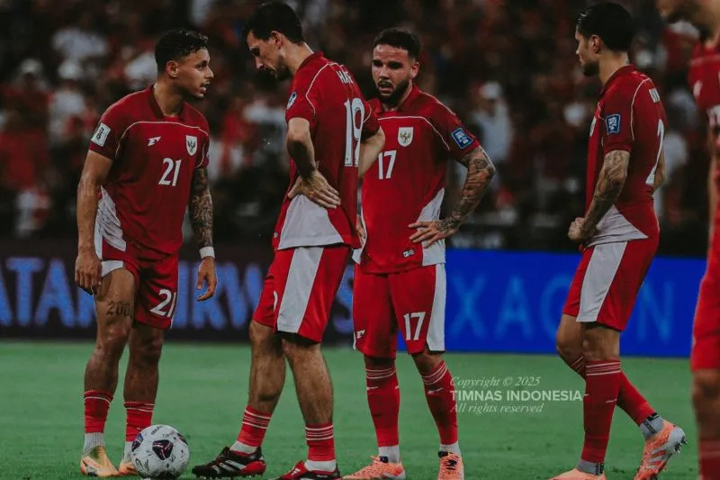 Para pemain tim nasional Indonesia