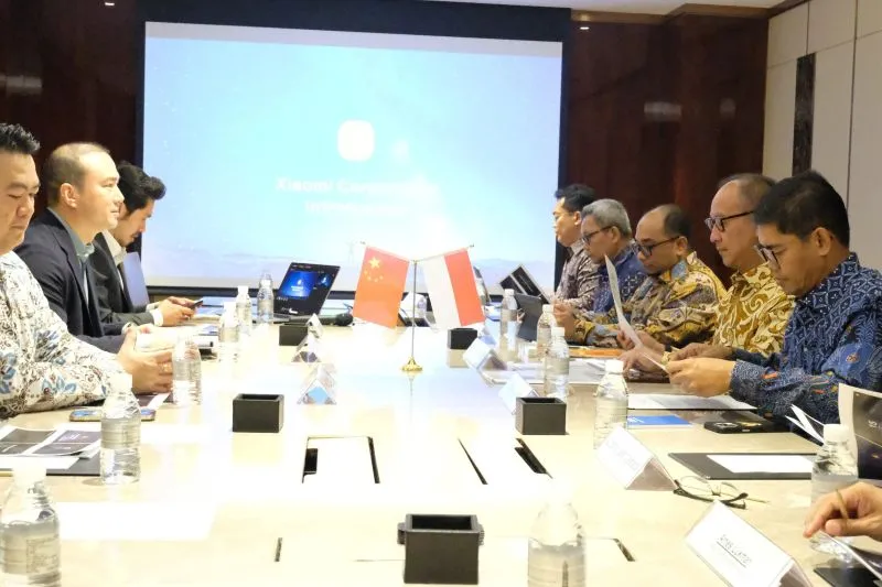 Pertemuan antara Kementerian Perindustrian Indonesia dan manajemen Xiaomi