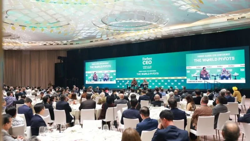 Suasana sesi dialog Presiden Prabowo Subianto