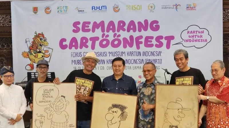 Karya kartun kuno yang akan menjadi koleksi Museum Kartun Indonesia