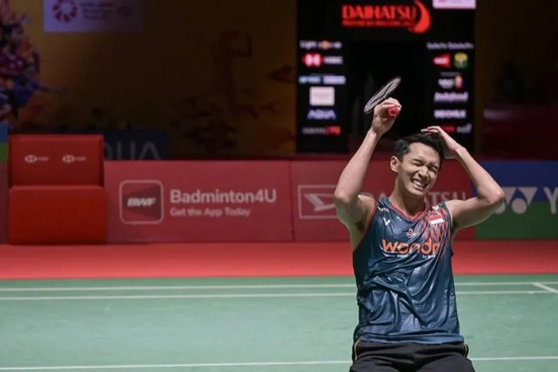 Pebulu tangkis tunggal putra Indonesia Jonatan Christie