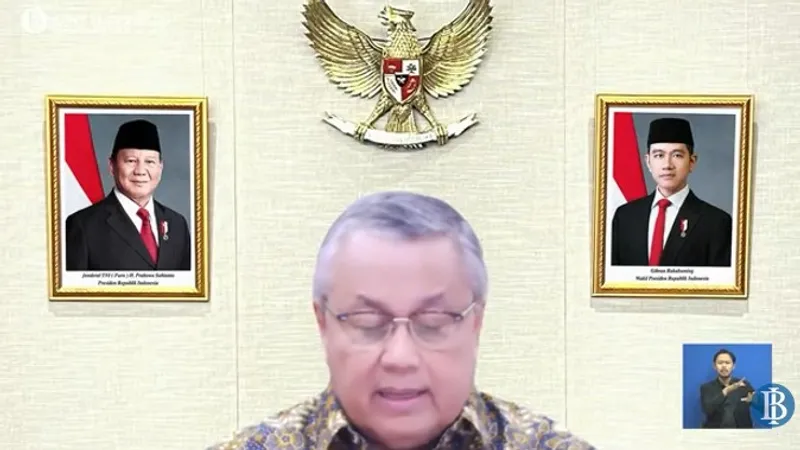 Gubernur Bank Indonesia (BI) Perry Warjiyo