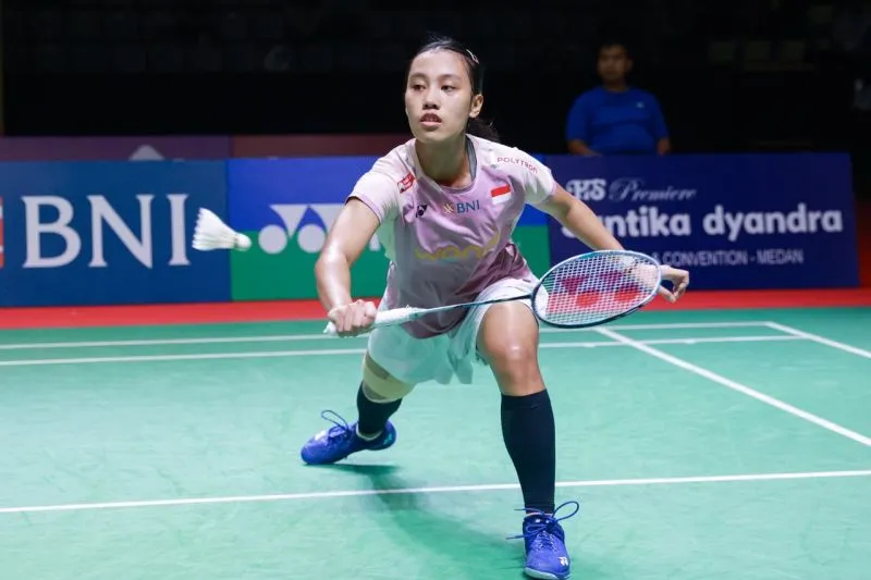 Tunggal putri Indonesia Mutiara Ayu Puspitasari Tunggal putri Indonesia Mutiara Ayu Puspitasari harus mengakhiri perjuangannya di Indonesia Master II 2025 untuk melaju ke final setelah menyerah dari Devika Sihag, atlet asal India pada babak semi final. ANTARA/HO-PBSI