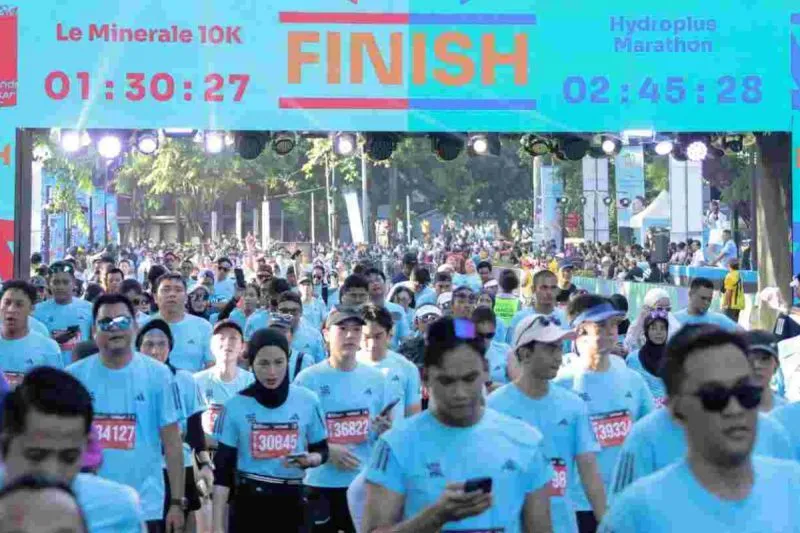 Sejumlah peserta lomba lari JRF 2025