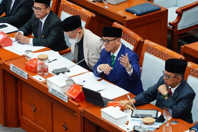 Menteri Haji dan Umrah Mochamad Irfan Yusuf