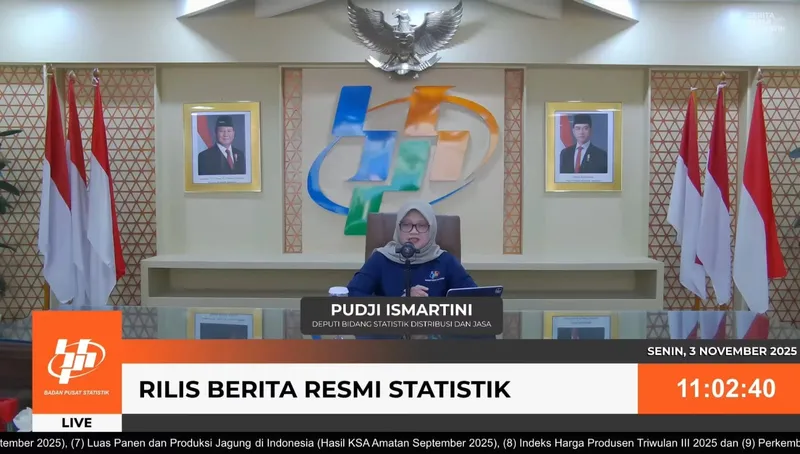 Deputi Bidang Statistik Distribusi dan Jasa BPS, Pudji Ismartini