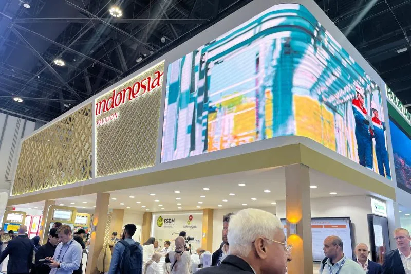 Paviliun Indonesia dalam ADIPEC 2025 di Abu Dhabi