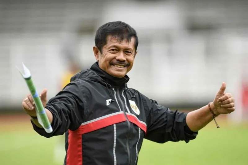Pelatih sepak bola Timnas Indonesia U-23 Indra Sjafri 
