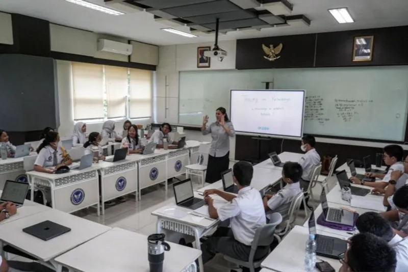 kegiatan belajar mengajar di SMA Pradita Dirgantara, Boyolali