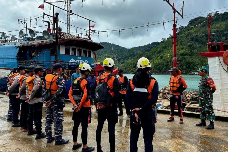Persiapan pencarian ABK Antena, di Kepulauan Anambas